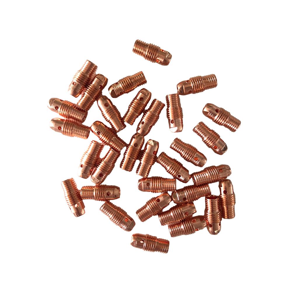 8Pcs WP9 20 25 Torch 1.0/1.6/2.4/3.2mm TIG Collet And Collet Body 13N21 13N22 13N23 13N24 13N26 13N27 13N28 13N29