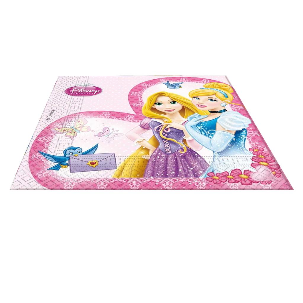 Disney Princess Бумажные одноразовые салфетки (Пакет из 20)