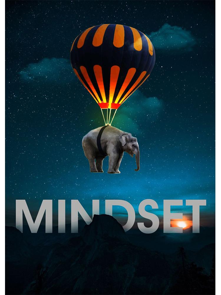 Motivational Quote Mindset Is Everything Shark Fish Poster Print Canvas Painting Inspirational Nordic Wall Art Room Home Decor