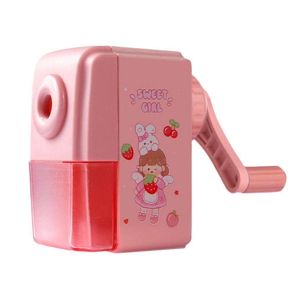 Антипригарная точилка для карандашей, механический инструмент с ручным управлением, офисные школьные принадлежности