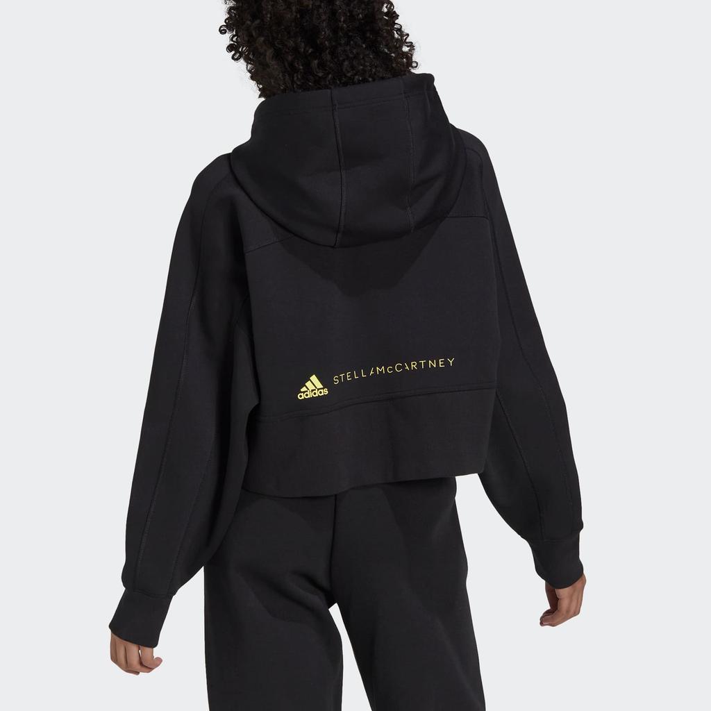 adidas By Stella McCartney Cropped Hoodie Black HG1946