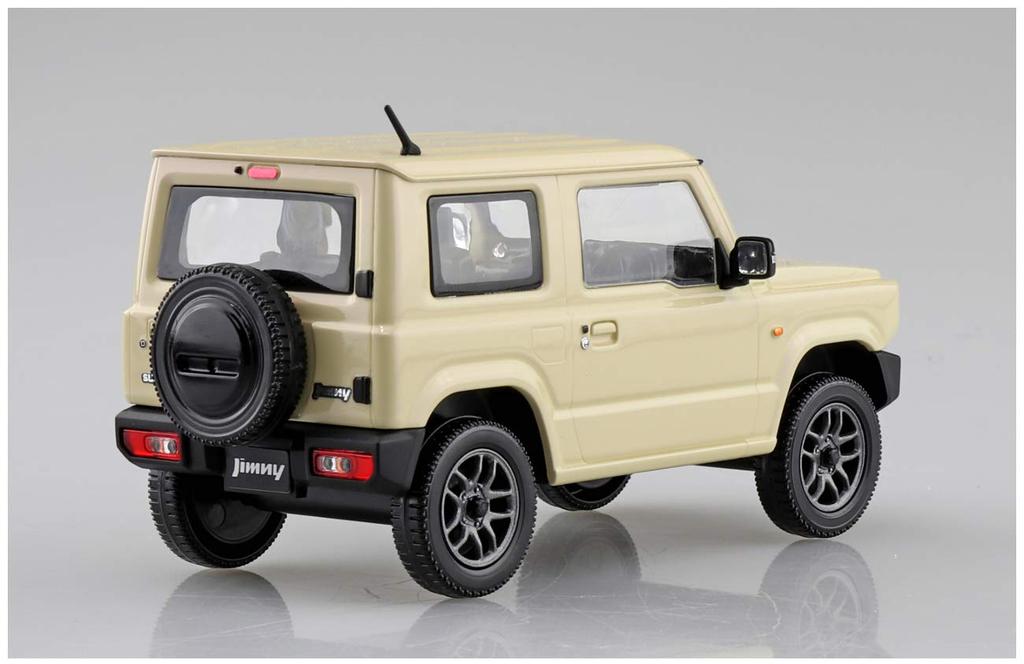 AOSHIMA The Snap Kit Series Suzuki Jimny Chiffon Ivory Metallic Plastic Model 1/32 Color-coded 08-D