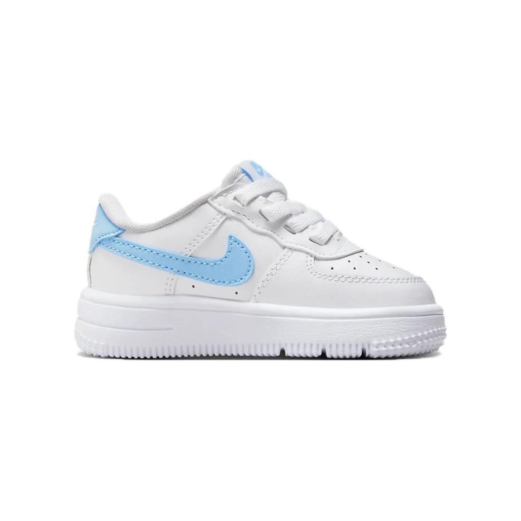 Nike Force 1 Low EasyOn TD White Aquarius Blue Baby Sneakers FN0236-107