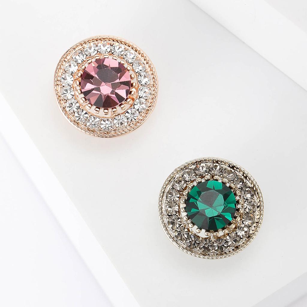 Emerald Diamond Colored Crystal Diamond Brooch Brooch, Sweater Accessory Pin