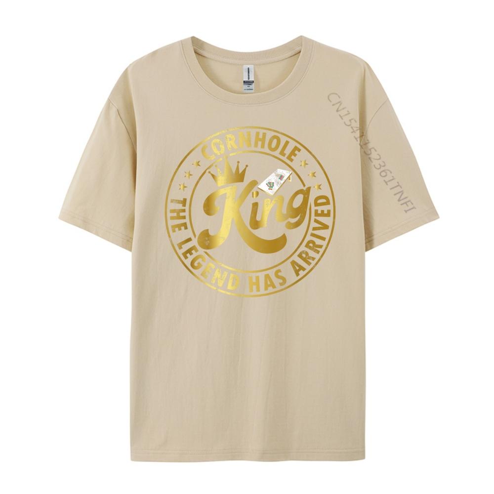 Cornhole King The Legend Has Arrived Cornhole Play Luxury T Shirt Vintage T Shirts Funny