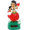 Solar Hawaiian Dance Figure Car Dashboard Toy Lovely with Solar Panel Shaking Head Doll Dancing
