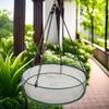Bird Feeder Tray Attracting Birds Birds Food Catcher Hummingbird Feeder with Hanging Chain for Balcony Backyard Garden Yard