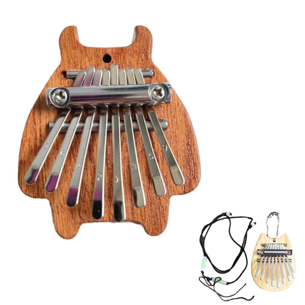 8 Key Portable Mini Wood Kalimba High Quality Exquisite Finger Thumb Piano Marimba Musical Good Accessories Pendant Gift