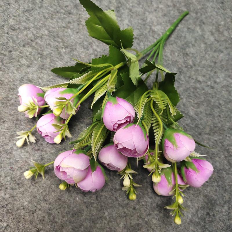 Camellia Faux Floral Arrangement Decor Silk Flowers Weddings Props Photography