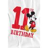 Disney Childrens/Kids Mickey Mouse 11th Birthday T-Shirt