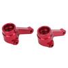 2Pcs Metal Aluminum Alloy Steering Cup for LC Racing PTG?2 110 RC Car Upgrade Parts AccessoriesRed