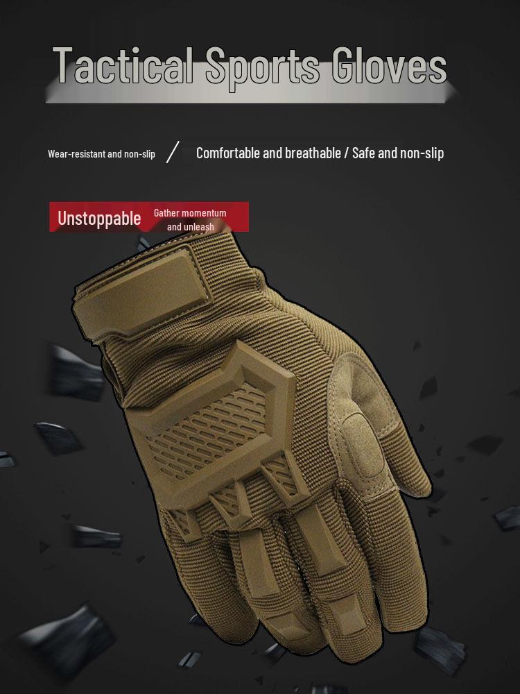 Унисекс тактические перчатки с противоскользящим покрытием: Износостойкие, противоударные, спортивные перчатки с сенсорным экраном на всю длину пальцев