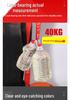 Reflective Retractable Construction Warning Tape, 20-100m Thickened Canvas Isolation Belt