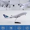 47см самолет Air New Zealand B747 масштаб 1/160 18,5 дюймов Модель самолета гражданской авиации для симуляции со светом и колесами Коллекционировать