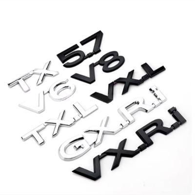 Наклейка с эмблемой автомобиля VXS TX GXRi VXRi VX для Domineering TXL L-и C-ruiser L-AND F-REE VXR GXR Prado VXL V8V6 5.7 задний модернизированный ярлык