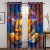 3D Print Cheap Buddhist Zen Bohemia Design 2 Pieces Thin Curtains for Living Room Bedroom Window Drape Decor