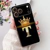Чехол для Apple iPhone 17 Pro Max Новый Чехол с Буквами Короны Мягкий Тонкий Чехол для Телефона Для iPhone 17 Air iPhone17 Pro Max Задняя Крышка Сумки