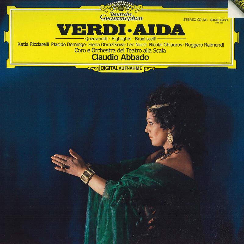 Виниловая пластинка CLAUDIO ABBADO ХОР И ОРКЕСТР Верди Аида 24MG0468 DEUTSCHE GRAMMO Япония Классическая Б/У
