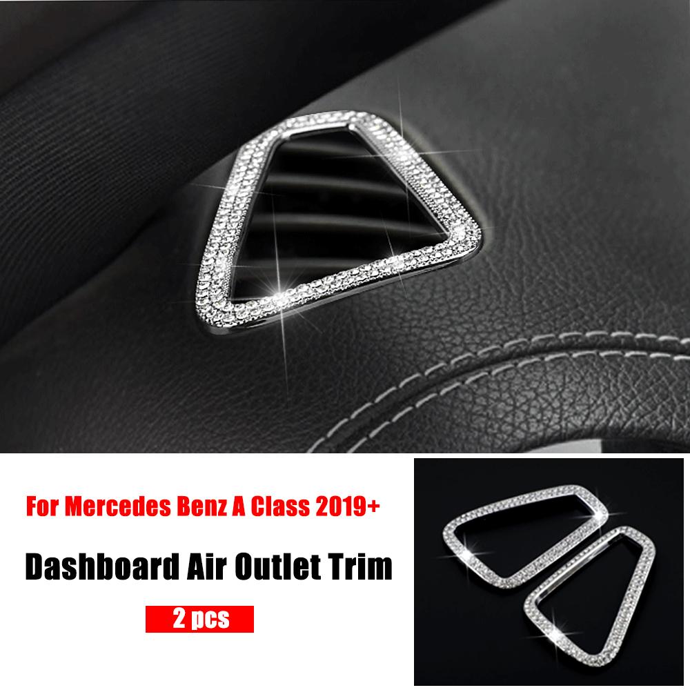 Для Mercedes Benz A Class W177 2019-2024 A180 A200 A220 A250 A35 AMG Центральная консоль Отделка Diamond Cover Crystal Sticker