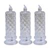 Flameless LED Candles Romantic Battery Operated Fake Pillar Candles for Valentine's Anniversary Wedding Christmas Home Table Decor