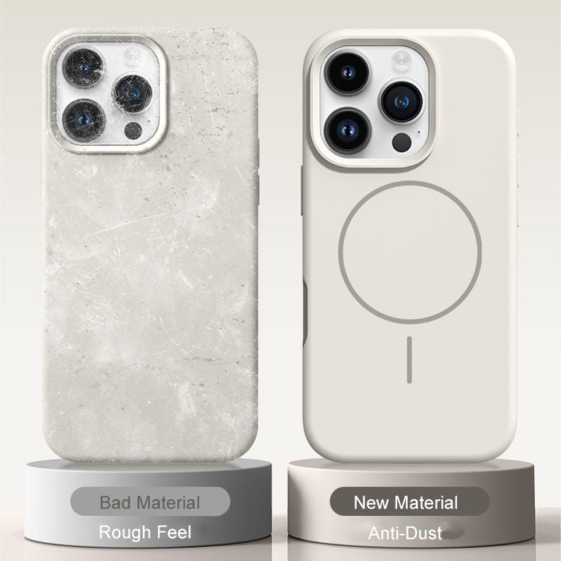 Роскошный Магнитный Чехол Для Magsafe Для iPhone 17 15 14 16 Plus 11 12 13 Pro Max Оригинальный Жидкий Силикон Ремешок-Шнурок Мягкая Крышка