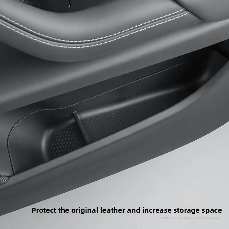 Car Sticker For Tesla Model X 2023 Door Storage Door Slot Storage Box Car Interior Trunk Accessories Car Modification
