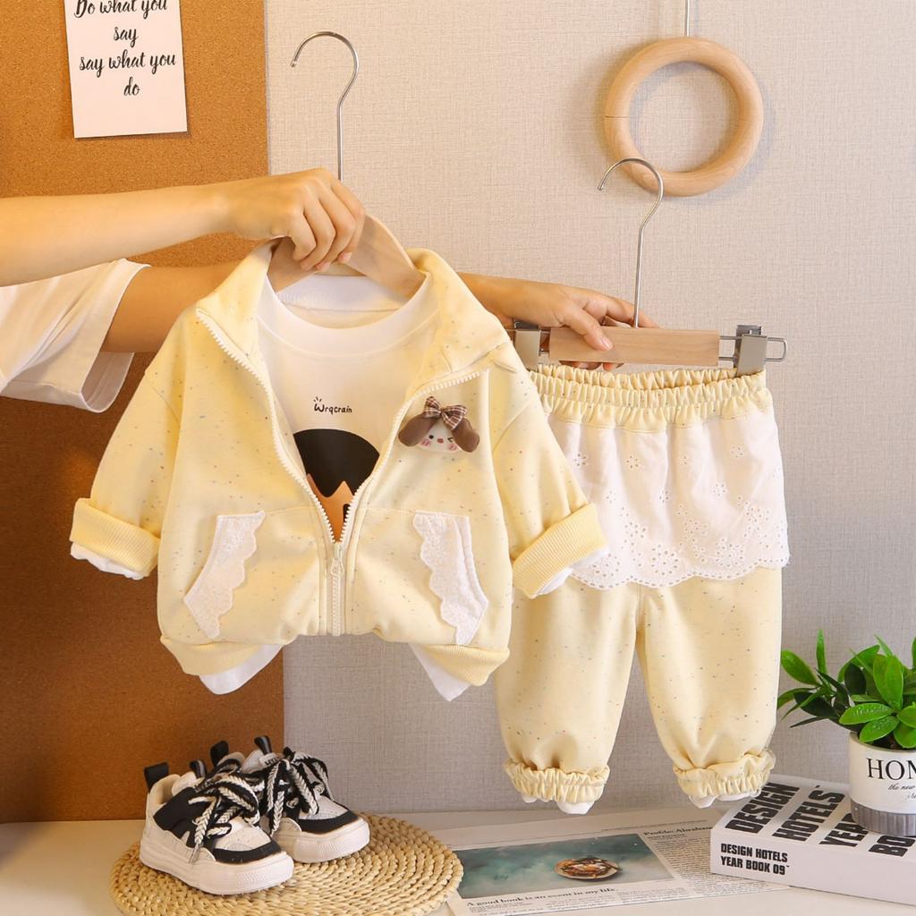 Детский повседневный комплект с длинным рукавом, удобные наряды для повседневной носки