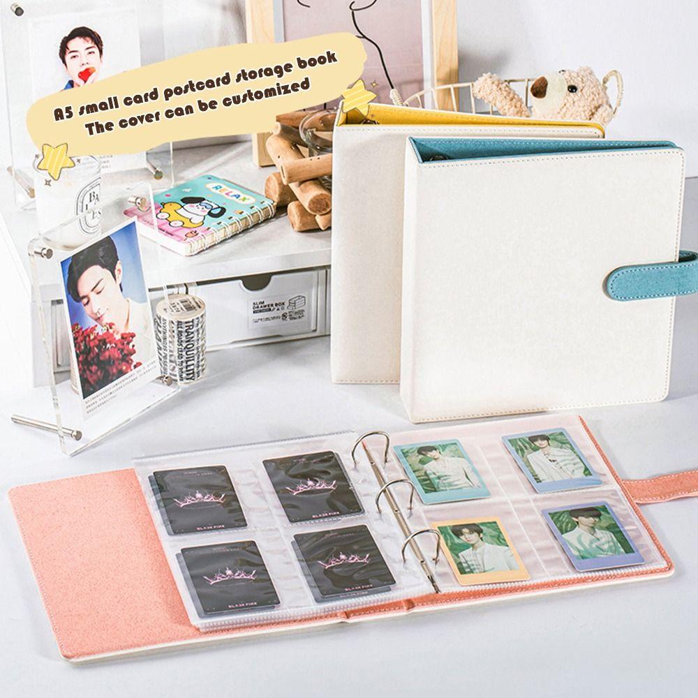10 шт. PP A4 Kpop фотоальбом с несколькими карманами практичный чехол для карточек фото