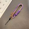 Collision Color Woven Phone Case Universal Hanging Rope Short Handheld Pendant Anti Fall Versatile Wristband Trend Niche