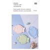 Pet licking plate pure silicone suction cup licking mat dog slow feeder anti-choking anti-slip dog bowl cat bowl feeding utensil