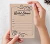 Inkdotpot 30A Fill in Style KraftA Fill-In Style Bridal Shower Invitations Wedding Blank