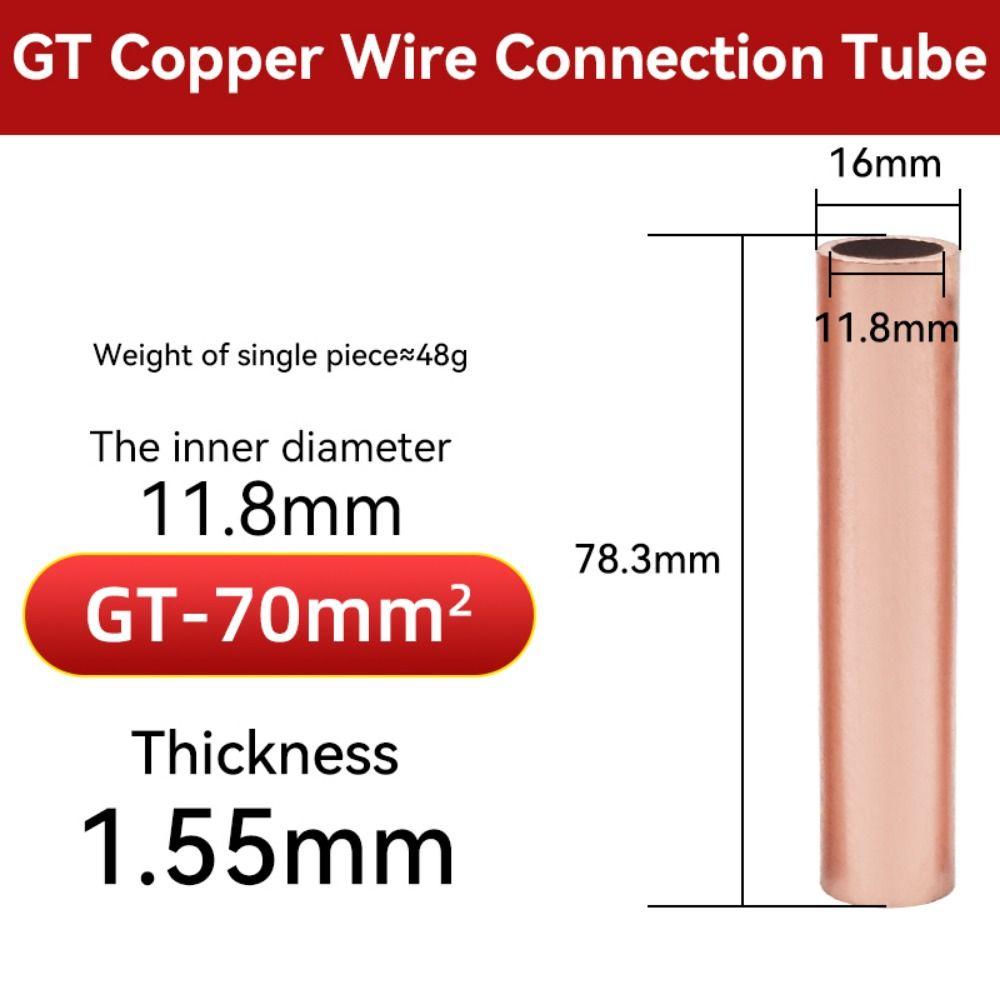 1 шт., комплект обжимного кабеля для кабеля с отверстием для провода, сварка трубок GT