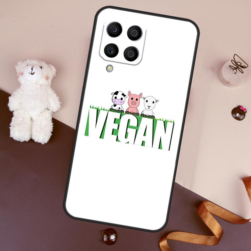 Веганский чехол с узором для Samsung Galaxy M13 M54 M34 M14 M56 M36 M16 M31 M11 M53 M12 M32 M52 M35 M55 M15 M06