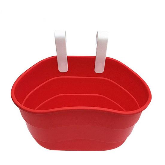 Корзина для велосипеда/самоката большой вместимости, яркого цвета, с гладкими краями, высокой грузоподъемности, простая в установке, для хранения вещей на детском велосипеде/самокате