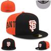 Кепка San Francisco Giants, Закрытая кепка, Бейсболка, Козырек от солнца, Вышитая кепка, Разноцветная.