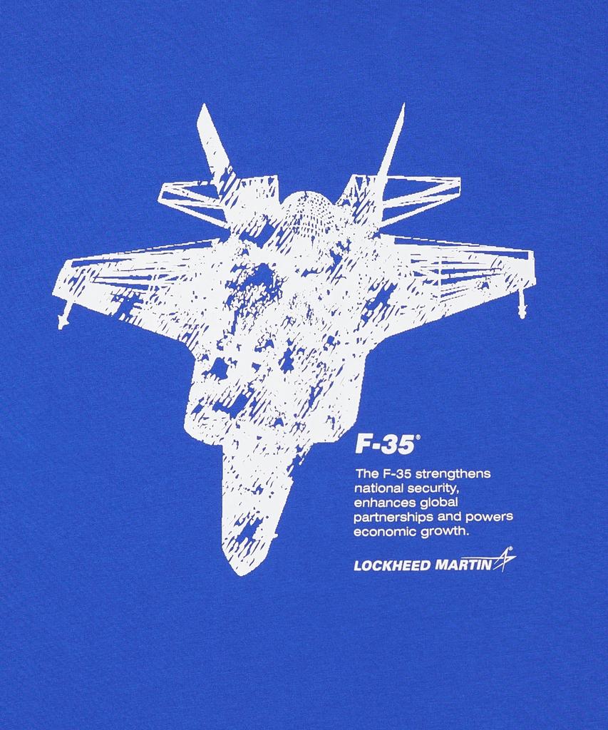Графическая футболка Loghideumatin Lm F-35 (синий)