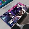 Mouse Pad Kawaii Anime Girl Reze Keyboard Pad Laptop Pc Black And White Flower Desktop Mouse Mat Cchainsaw Man Gaming Mousepad