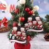 50PCS Christmas Tree Hanging DIY Writing Decoration Personalized Home Christmas Decoration Cute Bear Christmas Decoration