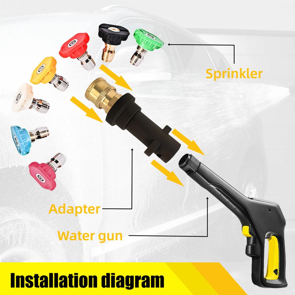 Быстроразъемное соединение Адаптер для мойки высокого давления для Karcher K2 K3 K4 K5 K6 K7 Запасной разъем Насадка для мойки