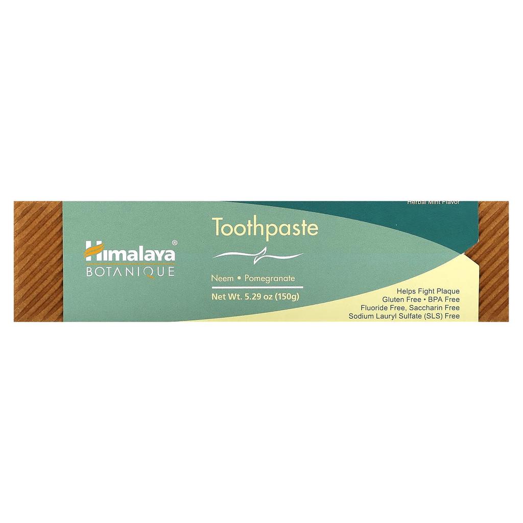 Himalaya Botanique, Зубная паста, ним и гранат, 5,29 унции (150 г)