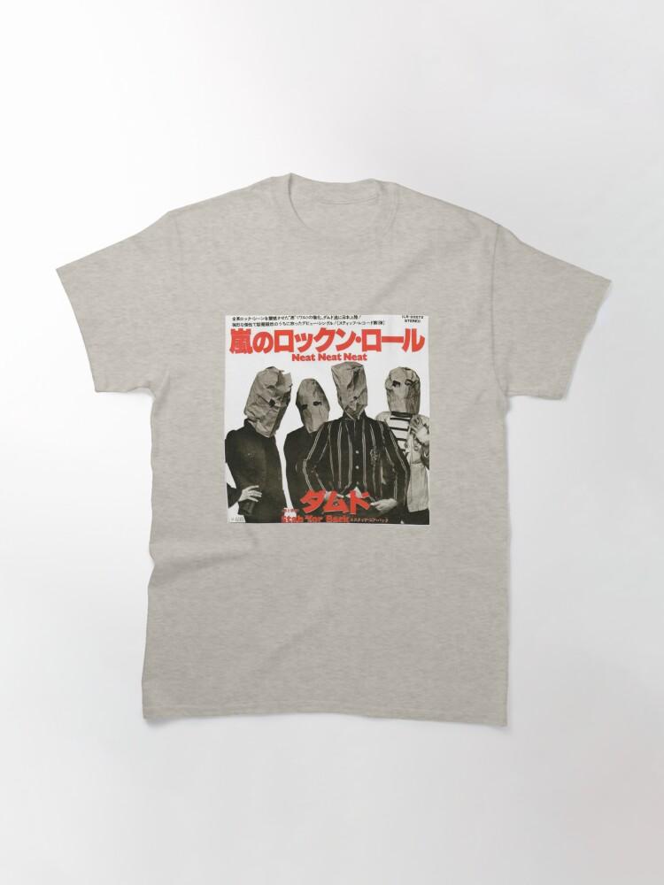 The Damned THE DAMNED-Neat Neat Neat (JAPANESE RELEASE) Classic T-Shirt