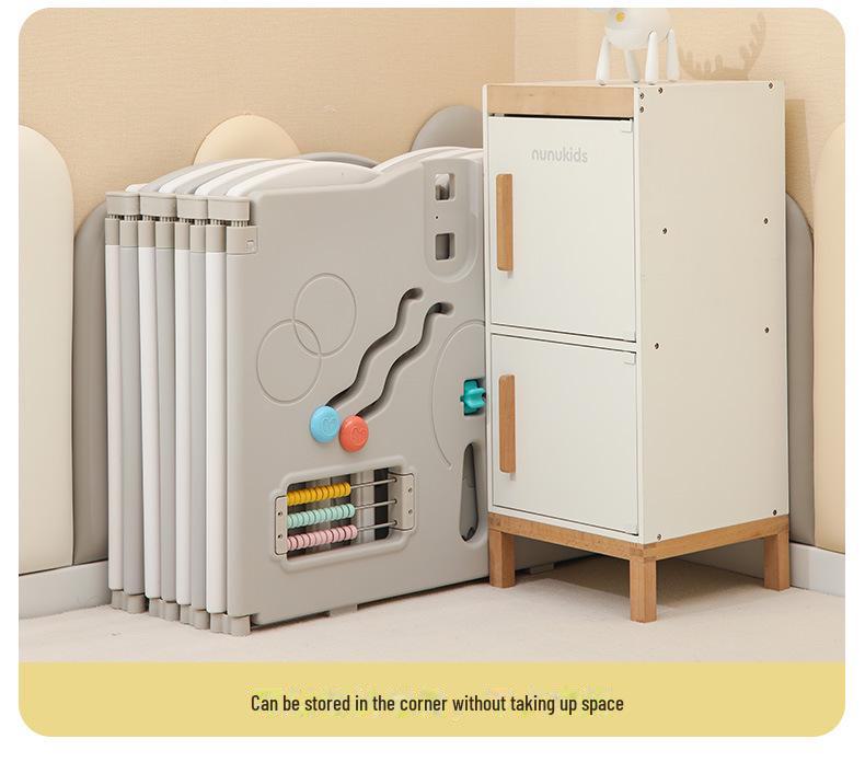 Детский безопасный складной манеж с ковриком для ползания для младенцев и малышей