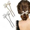1PC New Chinese-style U-shaped Bow Hairpin, a Hairpin Exuding a Sense of High-end Elegance. An Ancient-style Hairpin Inlaid with