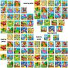 Kindergarten Wooden Puzzle Cards Animal And Transportation Themes Educational Toy For Kids