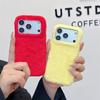 Зимний теплый однотонный пушистый плюшевый чехол для телефона iPhone 17 Air 16 15 14 13 Pro Max Ударопрочный защитный чехол