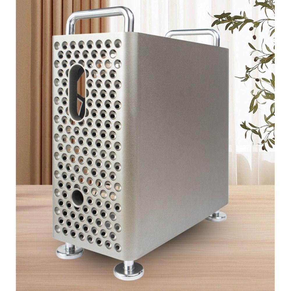 Пылезащитный защитный чехол ABS Защита от царапин Корпус компьютера Защитник Рассеивание тепла Вертикальная подставка для Mac Mini M4/M4 Pro 2025