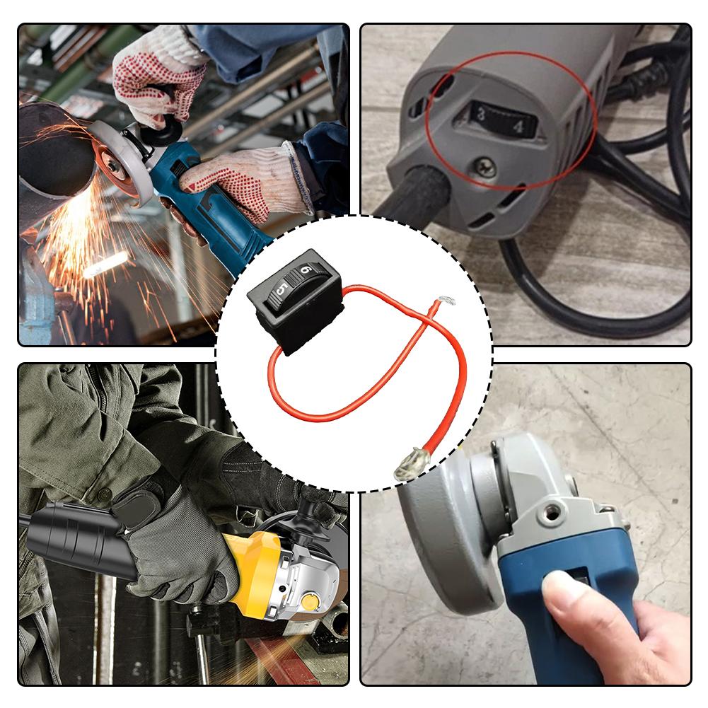 For Multiple Grinders Grinder Speed Switch Wall Sander Switch For Workshop Use For Home Improvement Plastic Material