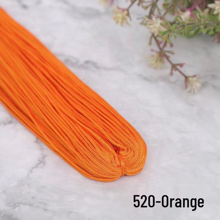 1mm Fine Ice Silk Crochet & Knitting Thread – Ideal for DIY Bags, Sandals, or Summer Hats
