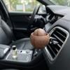 Car Diffuser Stone Natural Black Walnut Wood Aroma Vent Clip Essential Oil Fragrance for Vehicle Interior Decor Accessories