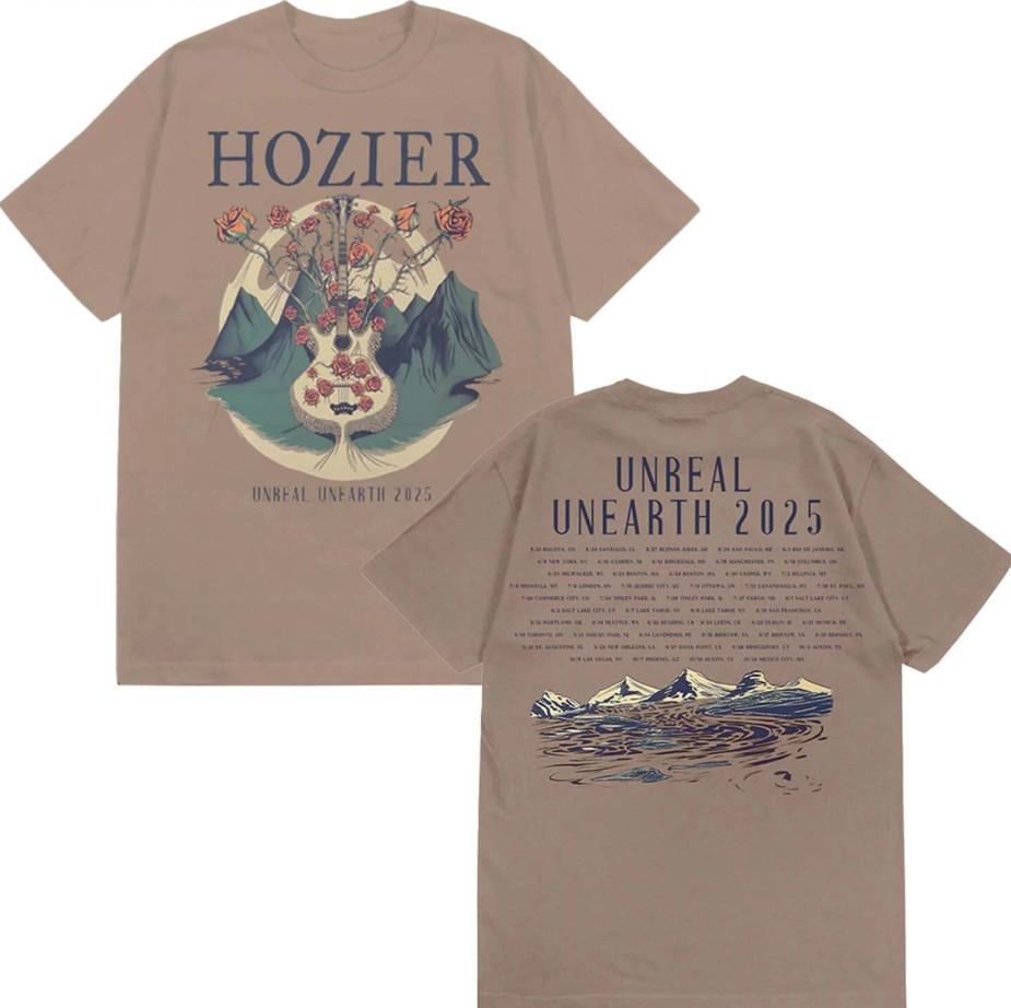 Hozier Unreal Unearth 2026 Guitar Tour T-shirt size S-5XL